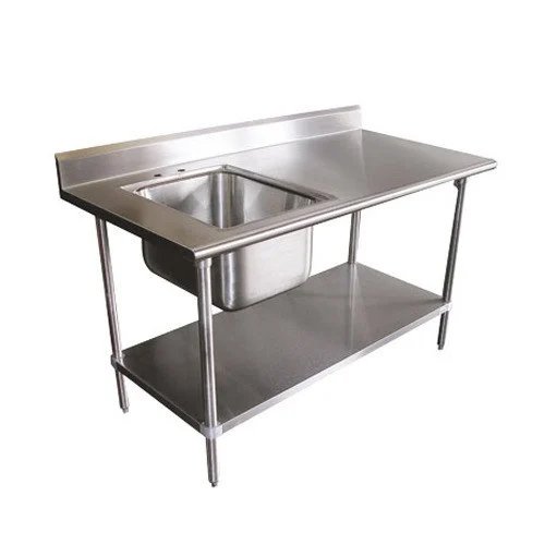 SS Table with Sink Supplier in India